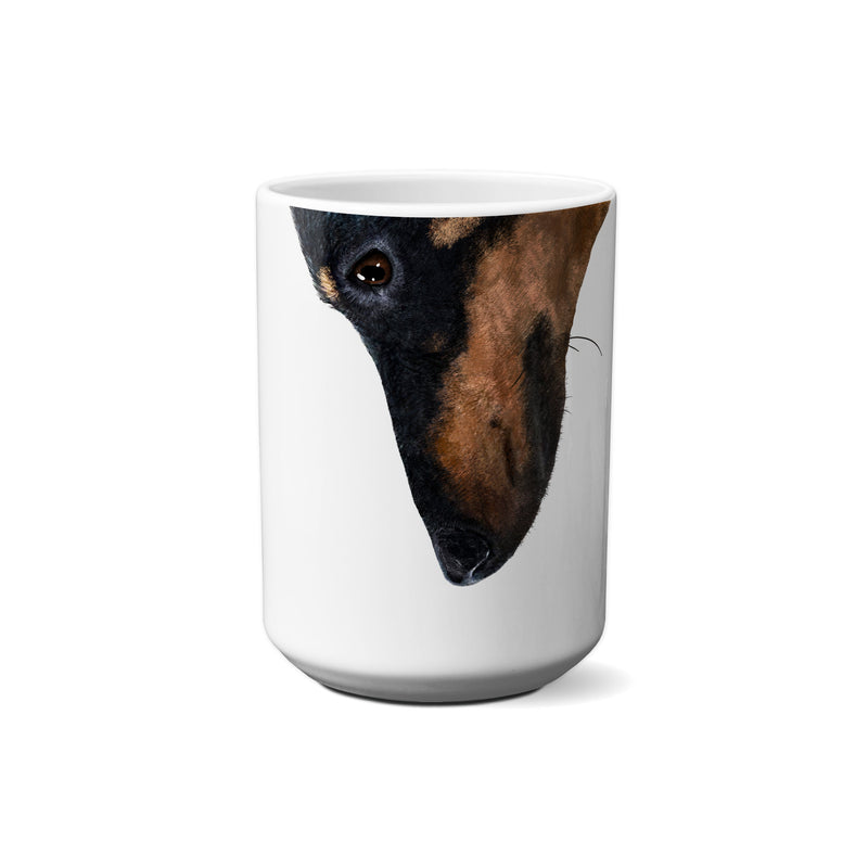 American Brand Studio | Black and Tan Dachshund Snout Mug