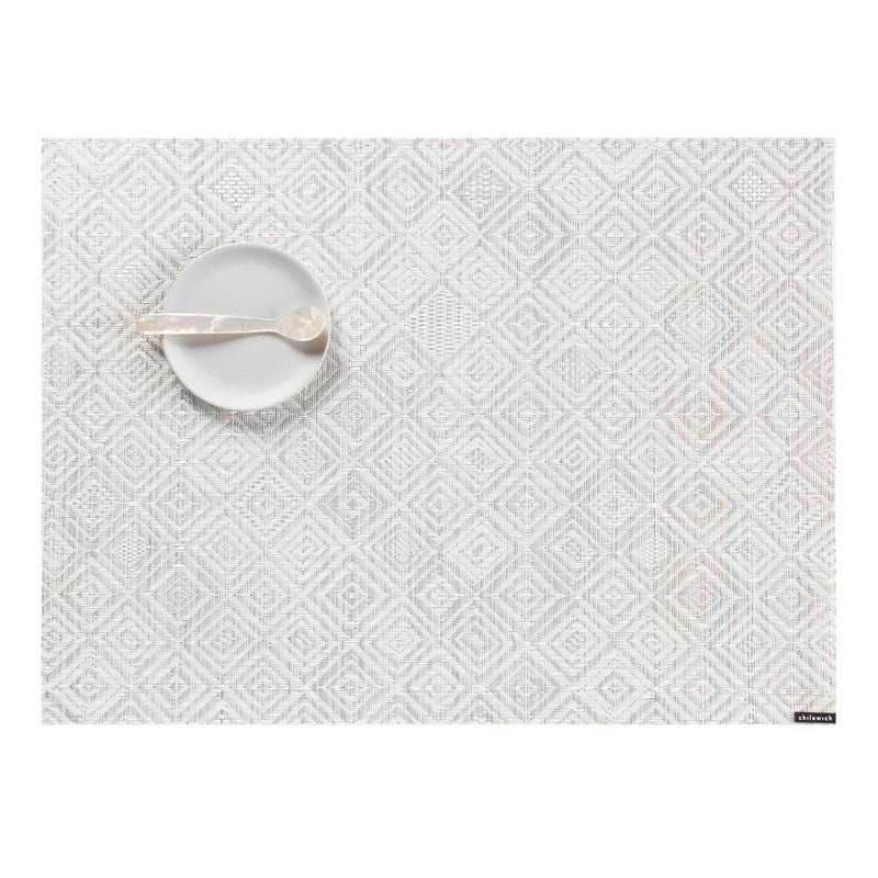 Chilewich Mosaic Placemat in Grey, 14 by 19 inches