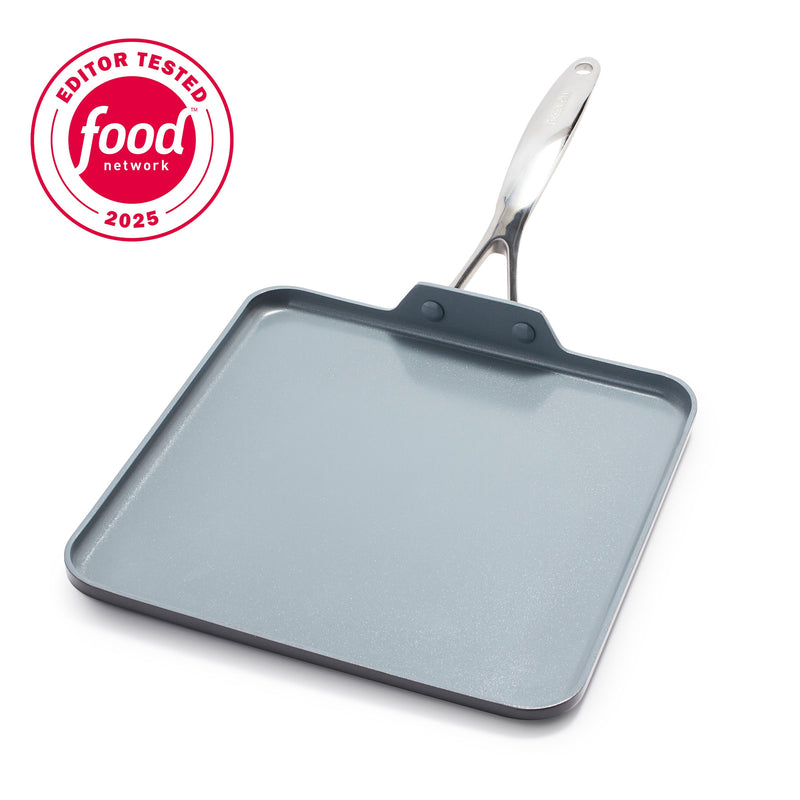 GreenPan | Valencia Pro Ceramic Nonstick 11" Square Griddle
