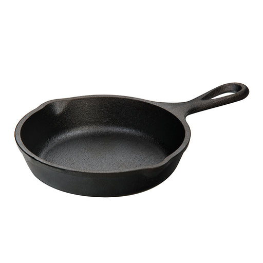 Lodge | Classic Cast Iron Skillets - 15: Close-up of a durable, American-made cast iron skillet, seasoned for versatile cooking. Ideal for enhancing culinary experiences.