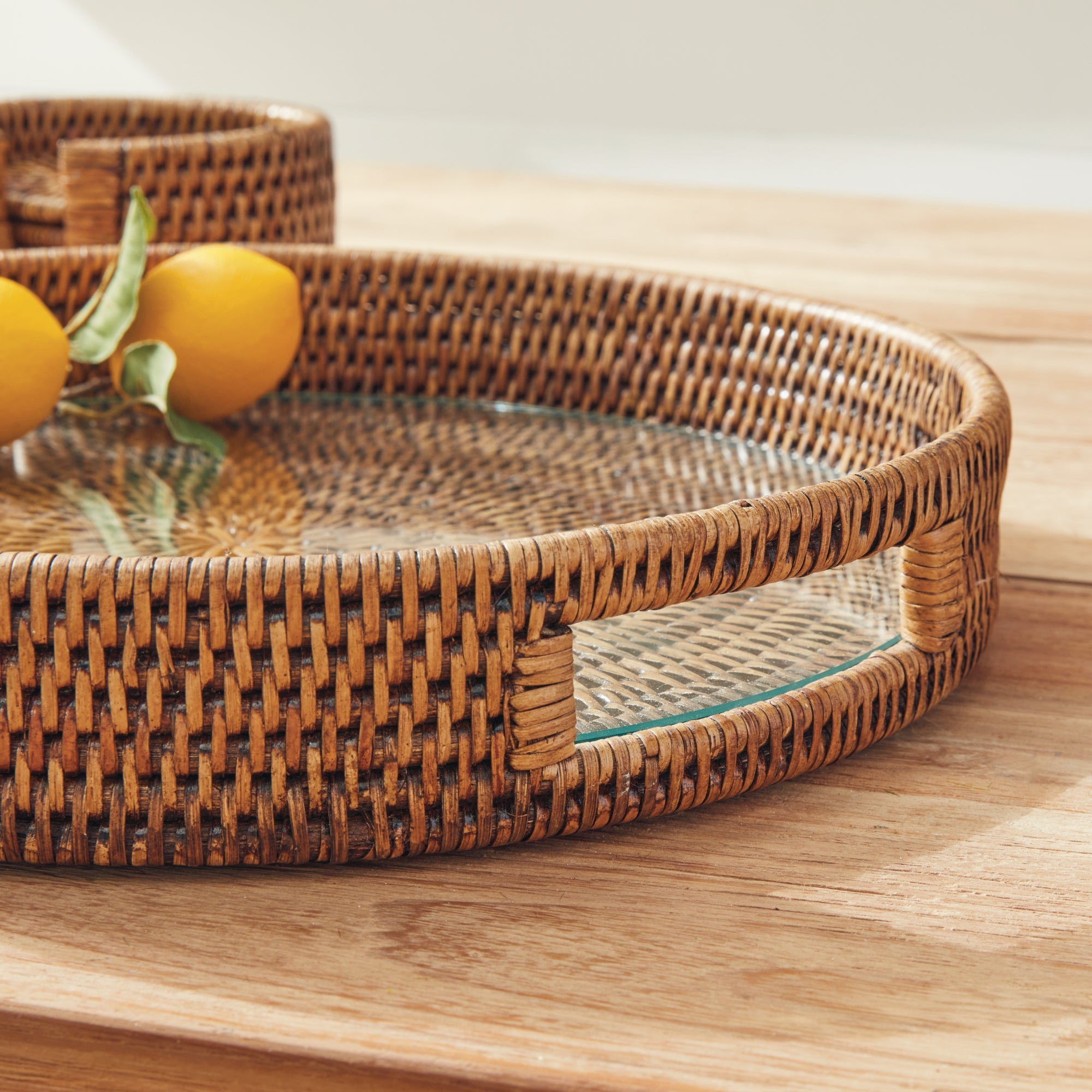Napa Home & Garden Burma Rattan Serving Tray - Thumbnail 4