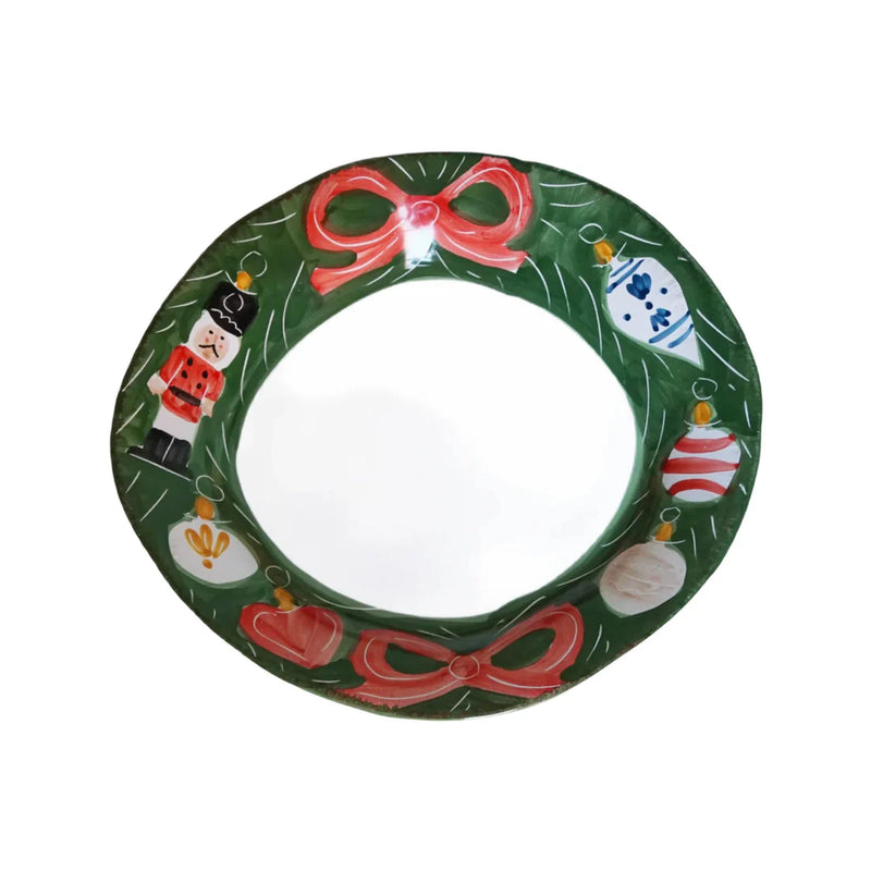 La Gabbianella |  Natale, Round Serving Platter, Ornaments