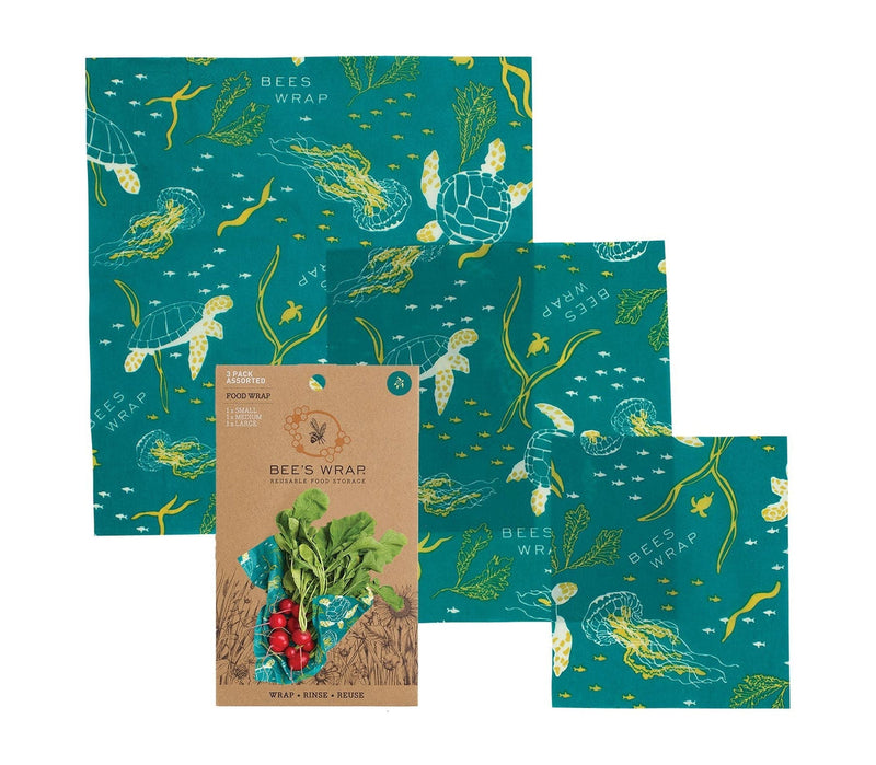 Bee's Wrap | Assorted 3 Pack, Oceans
