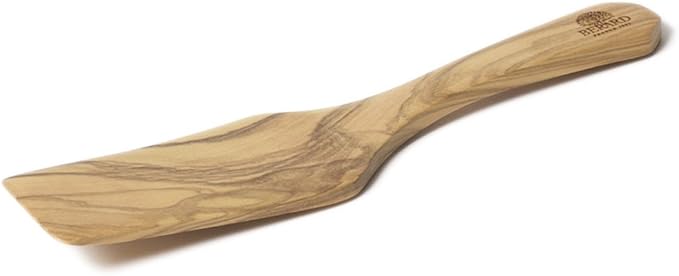 Berard | Olivewood Spatulas - Pastry - 10 Inches, ideal for flipping and serving, crafted from unique olive wood, enhancing both functionality and elegance in your kitchen.