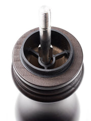 Peugeot | Paris u'Select Wood Pepper Mill, 12 inches, showing internal metal shaft and plastic burr-holder, highlighting craftsmanship and functionality.