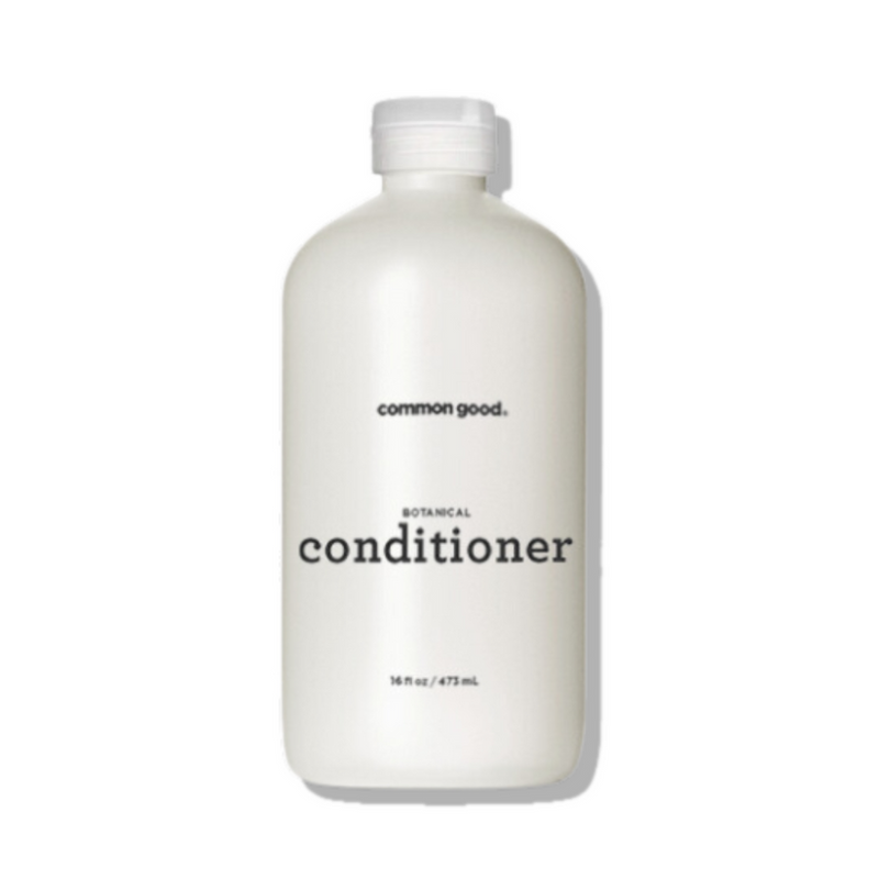 Common Good | Conditioner 16 Fl Oz Botanical Scent: A plant-based conditioner designed to restore moisture and smooth hair, ideal for maintaining a refreshed, manageable look.