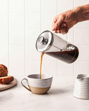 Farmhouse Pottery Pantry Mug - Small, 8oz. Handcrafted American stoneware with a smooth, rounded shape for cozy sipping. Perfect for enhancing your beverage experience.