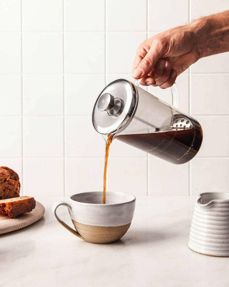 Farmhouse Pottery Pantry Mug - Small, 8oz. Handcrafted American stoneware with a smooth, rounded shape for cozy sipping. Perfect for enhancing your beverage experience.