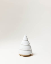 Farmhouse Pottery Balsam Woodland Tree, Mini - handcrafted ceramic tree, 3.5 inch wide by 4.5 inch tall, made in Vermont