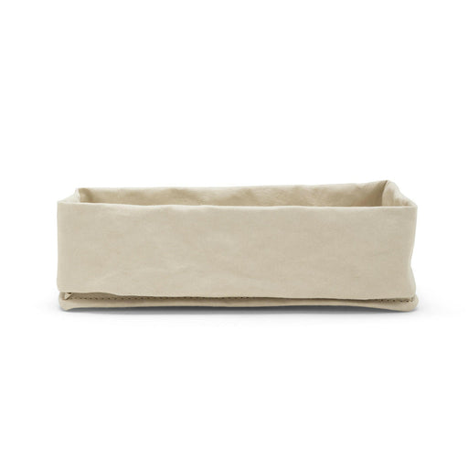 UASHMAMA | Panino Storage Tray - White, a versatile, washable paper tray for organizing kitchen items like bread or snacks, enhancing any space with its sleek design.