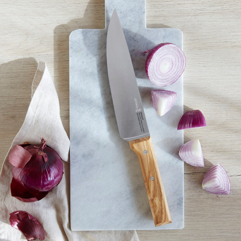 Opinel | Parallele Trio Chef Knife Set, Olive Wood