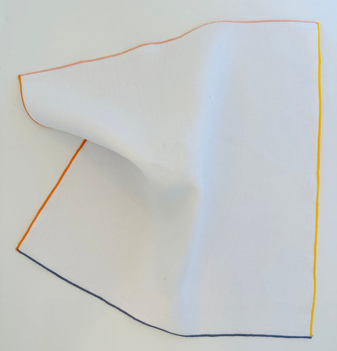 Tisch New York | White Linen Napkins (Set of 4)