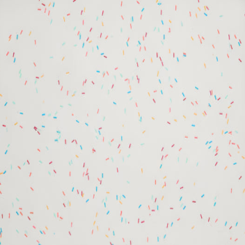 GIR | Baking Mat - Sprinkles - 12 x 17 on white surface, ideal for baking, made from durable, heat-resistant silicone.