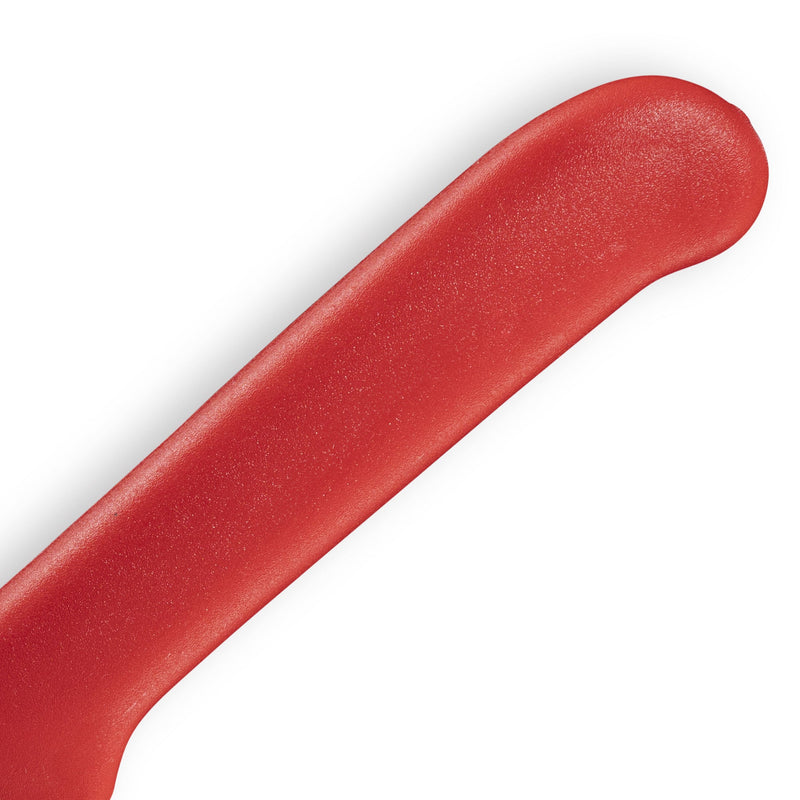 Messermeister | Petite Messer Red Chef's Knife, 5 inches, showcasing its precise, high-carbon stainless steel blade and vibrant red handle for confident culinary control.