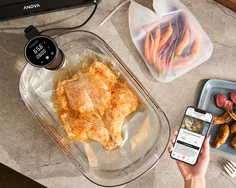 Anova | Precision Cooker 3.0 with dual band WiFi and touch screen, showcased as a premium sous vide device, reflecting Athens Cooks' focus on quality kitchen tools.