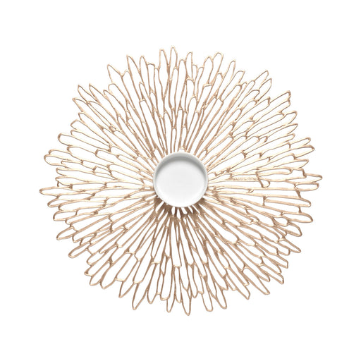 Chilewich Bloom openwork placemat in Champagne