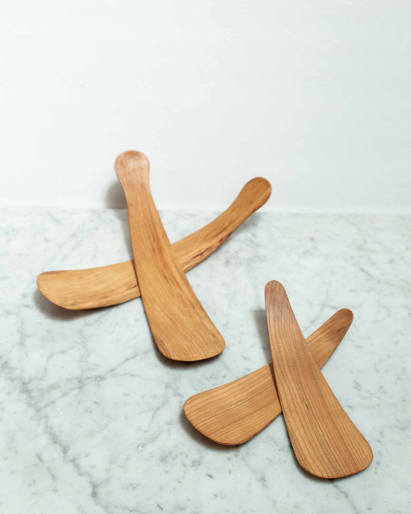 Peterman's Boards and Bowls | Cherry Salad Tossers (11.5" Pair)