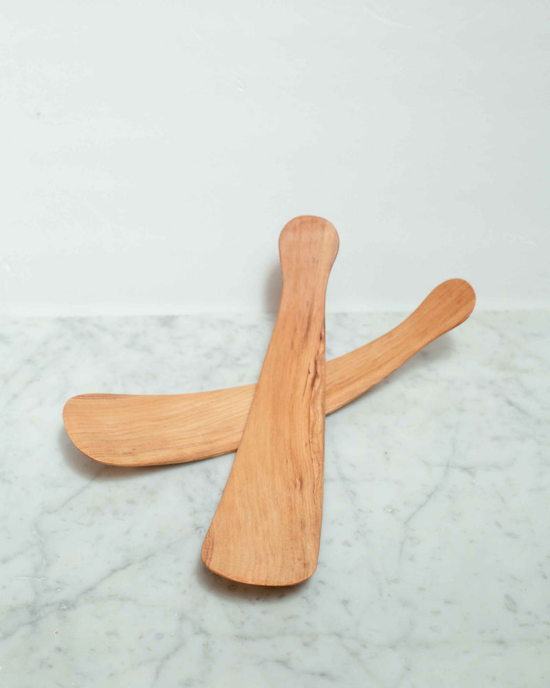 Peterman's Boards and Bowls | Cherry Salad Tossers (11.5" Pair)