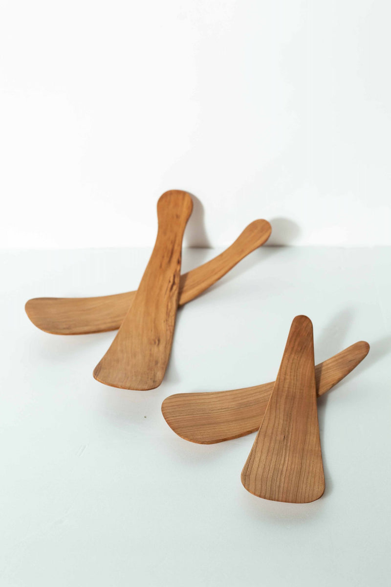 Peterman's Boards and Bowls | Cherry Salad Tossers (11.5" Pair)
