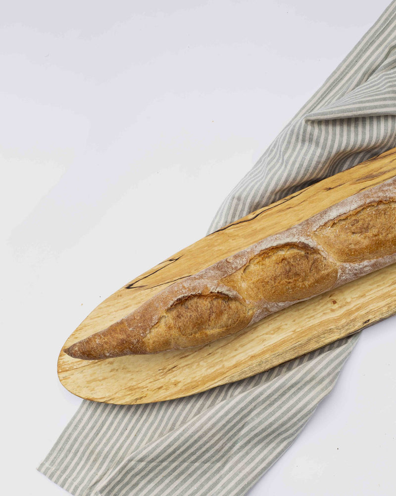 Peterman's Boards and Bowls | Spalted Maple Baguette Board (26" X 6")
