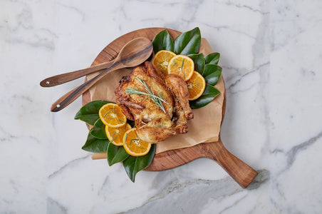 etú HOME | Italian Cutting Board Bowl, Large