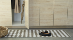 Chilewich | Solid Shag Mats - Cara Cara - 24" x 36"