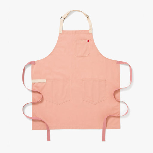 Hedley & Bennett Essential Apron, Rose — front view