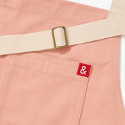 Hedley & Bennett Essential Apron, Rose — construction detail