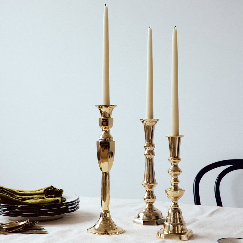 Sir|Madam | Madam | Georgian Candlestick, No. 4, Brass