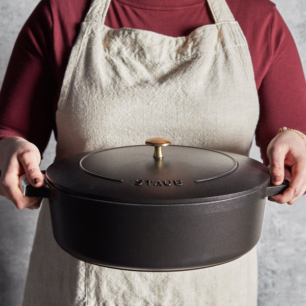Staub | Wide Oval Dutch Oven - Dark Blue