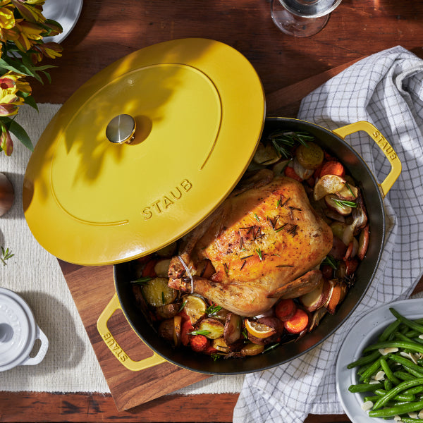 Staub | Wide Oval Dutch Oven - Dark Blue