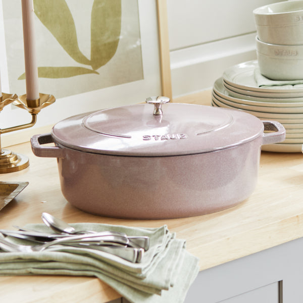 Staub | Wide Oval Dutch Oven - Dark Blue