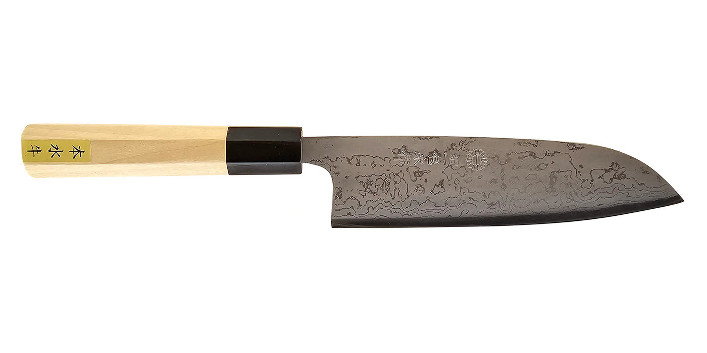 Kikuichi | SW Series Carbon Damascus Santoku