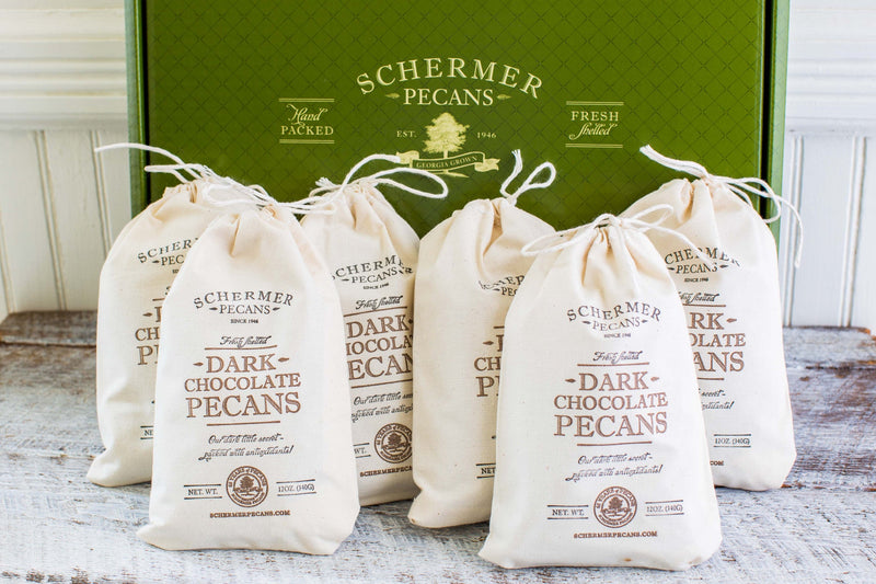 Schermer Pecans | Dark Chocolate Pecans