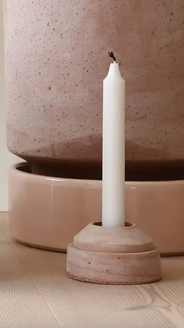 Bergs Potter Inc | Hoff Rose Candleholder