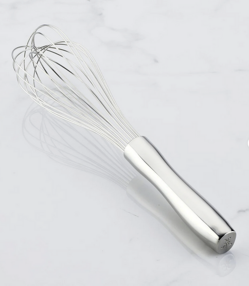 Hestan | Balloon Whisk, 12-Inch: A stainless steel whisk with wire loops and a tapered handle, ideal for aerating batters and creams.