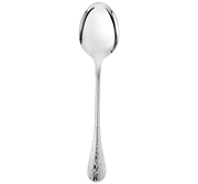 Christofle | Serving Spoon Jardin d'Eden Silver Plated Yellow Gold with ornate floral engravings, showcasing baroque elegance and craftsmanship from the Jardin d'Eden collection.