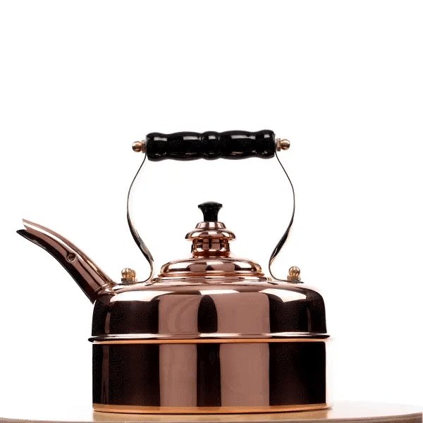Simplex | Kensington No. 1 Traditional Tea Kettle with black handle, showcased as premium kitchenware, ideal for enhancing culinary experiences at Athens Cooks.