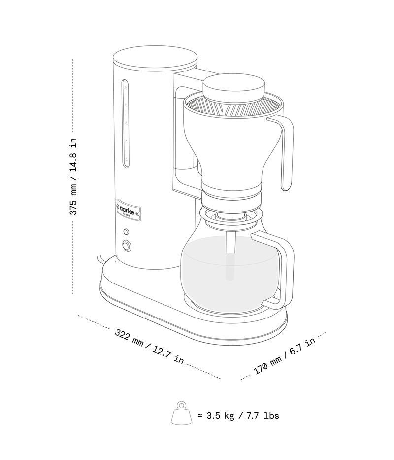 Aarke | Coffee Maker, Black