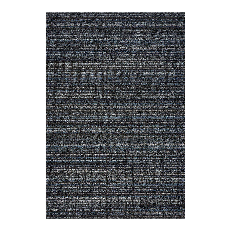 Chilewich Skinny Stripe Shag Mat in Blue, 24 by 36 inches