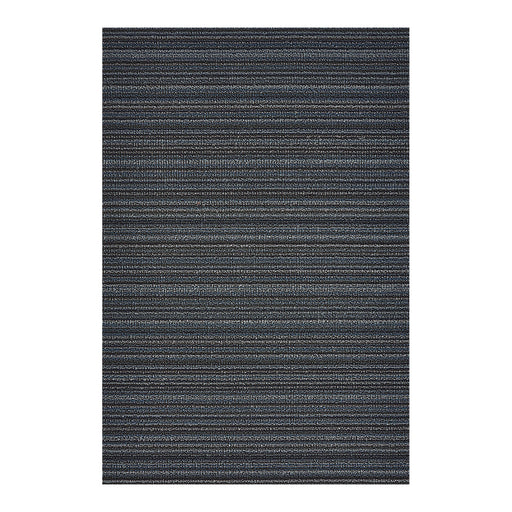 Chilewich Skinny Stripe Shag Mat in Blue, 24 by 36 inches