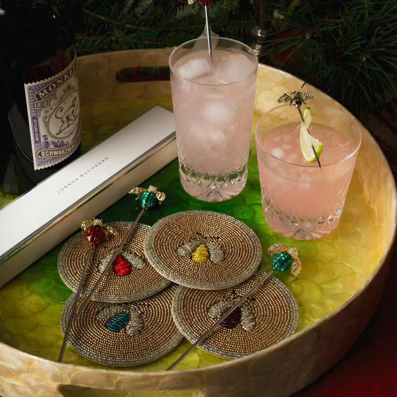 Joanna Buchanan | Party Set of Cocktail Picks and Wine Charms