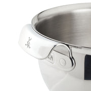 Hestan Provisions | 7QT Stainless Steel Mixing Bowl, showcasing its heavy-gauge construction and flared rim, ideal for various culinary tasks in Athens Cooks.