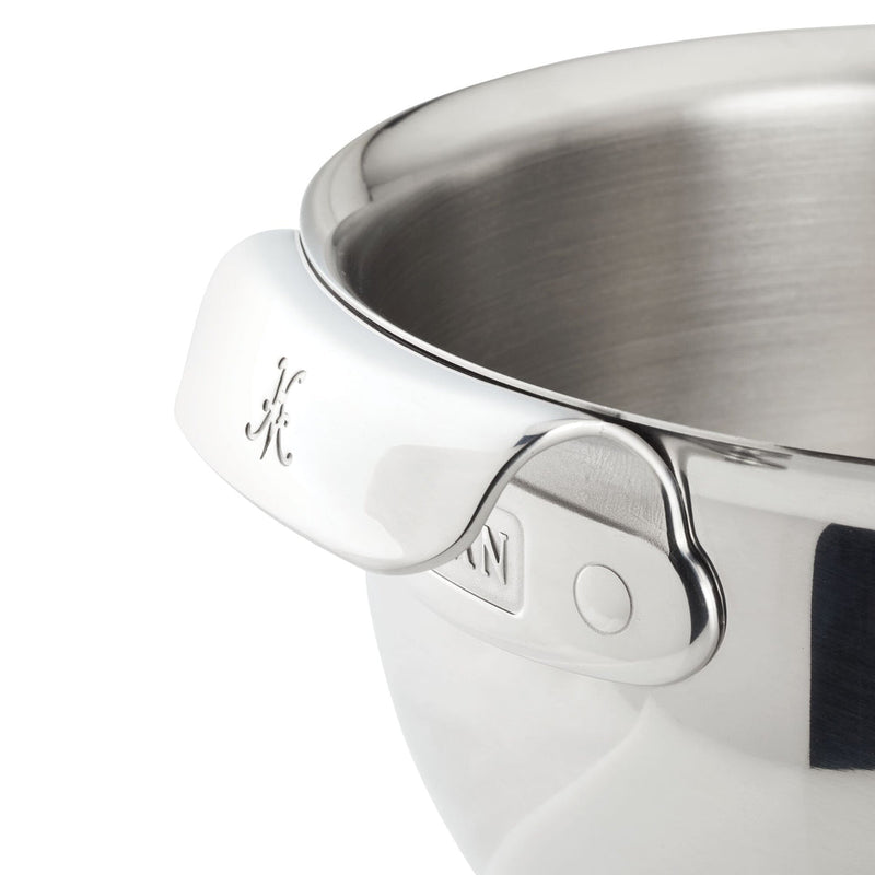 Hestan Provisions | 7QT Stainless Steel Mixing Bowl, showcasing its heavy-gauge construction and flared rim, ideal for various culinary tasks in Athens Cooks.