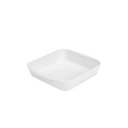 Pillivuyt Square Bakers - Extra Large - 3 qt, showcasing a classic, durable porcelain dish perfect for oven-to-table use with excellent heat retention.