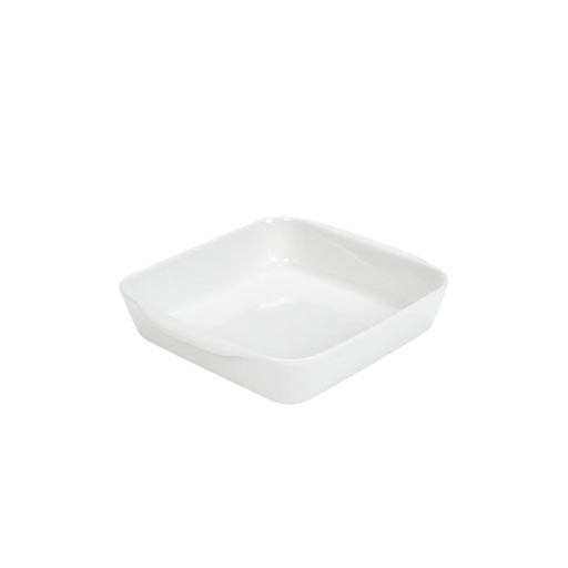 Pillivuyt Square Bakers - Extra Large - 3 qt, showcasing a classic, durable porcelain dish perfect for oven-to-table use with excellent heat retention.