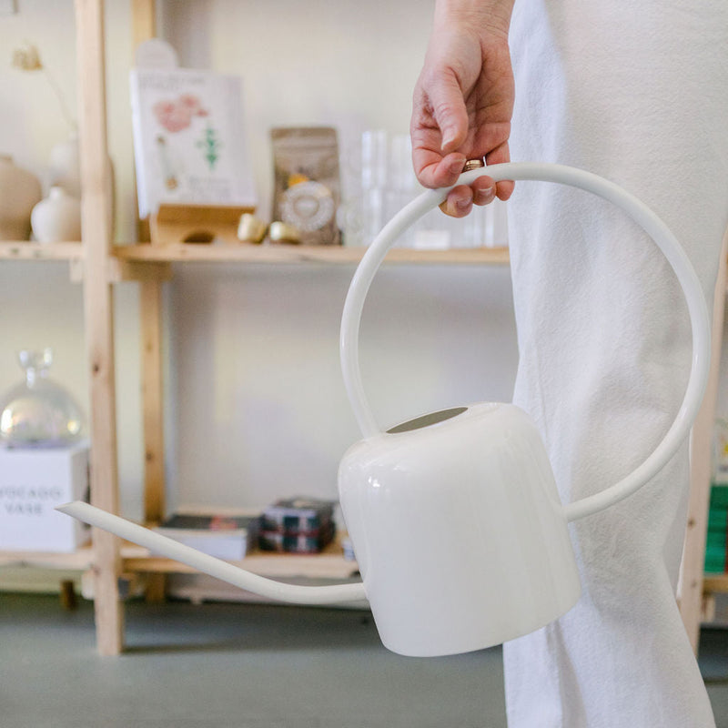The Floral Society | Watering Can, White