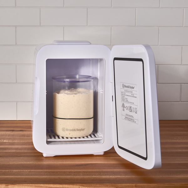 Brod & Taylor | Sourdough Starter Jar, designed for home bakers, ideal for fermenting sourdough starters, available at Athens Cooks, a specialty kitchen store.