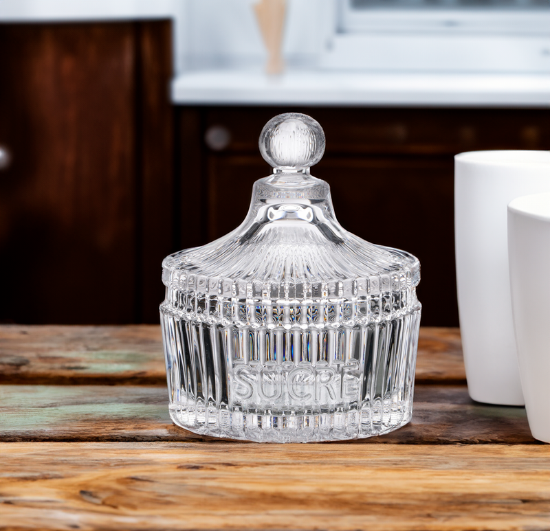 Earth & Nest | Glass Sugar Sucre Dish