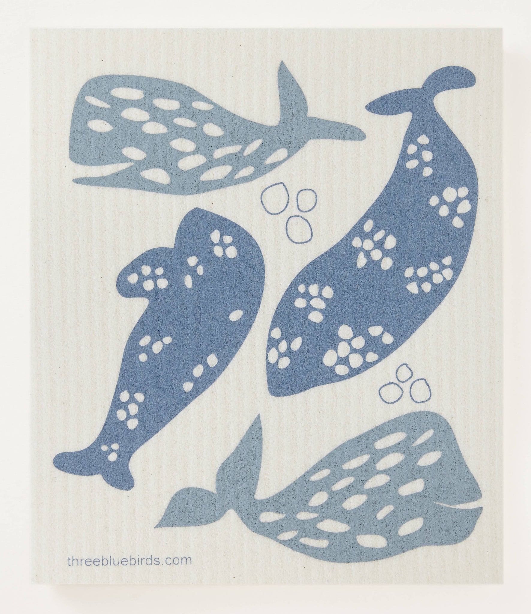Three Bluebirds Swedish Dishcloths - Thumbnail 3